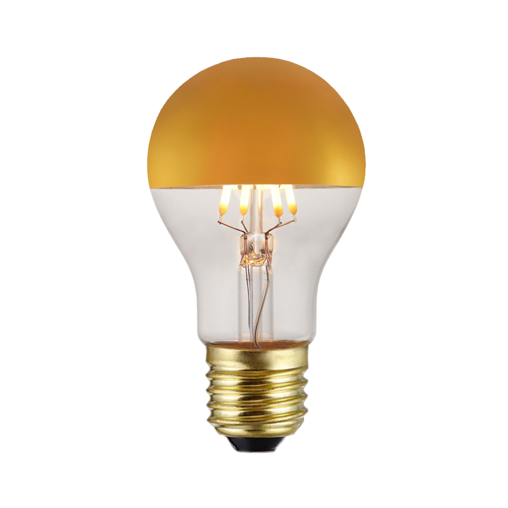 GLS A60 A19 top mirror gold led bulb Buy GLS led filament bulb, Top